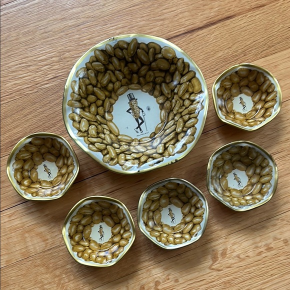 1960’s Mr. Peanut Serving Set for Peanuts or Snacks - Picture 3 of 6